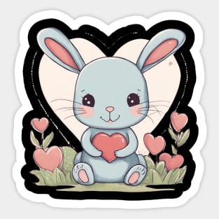 Sweet Bunny, Heart Sticker